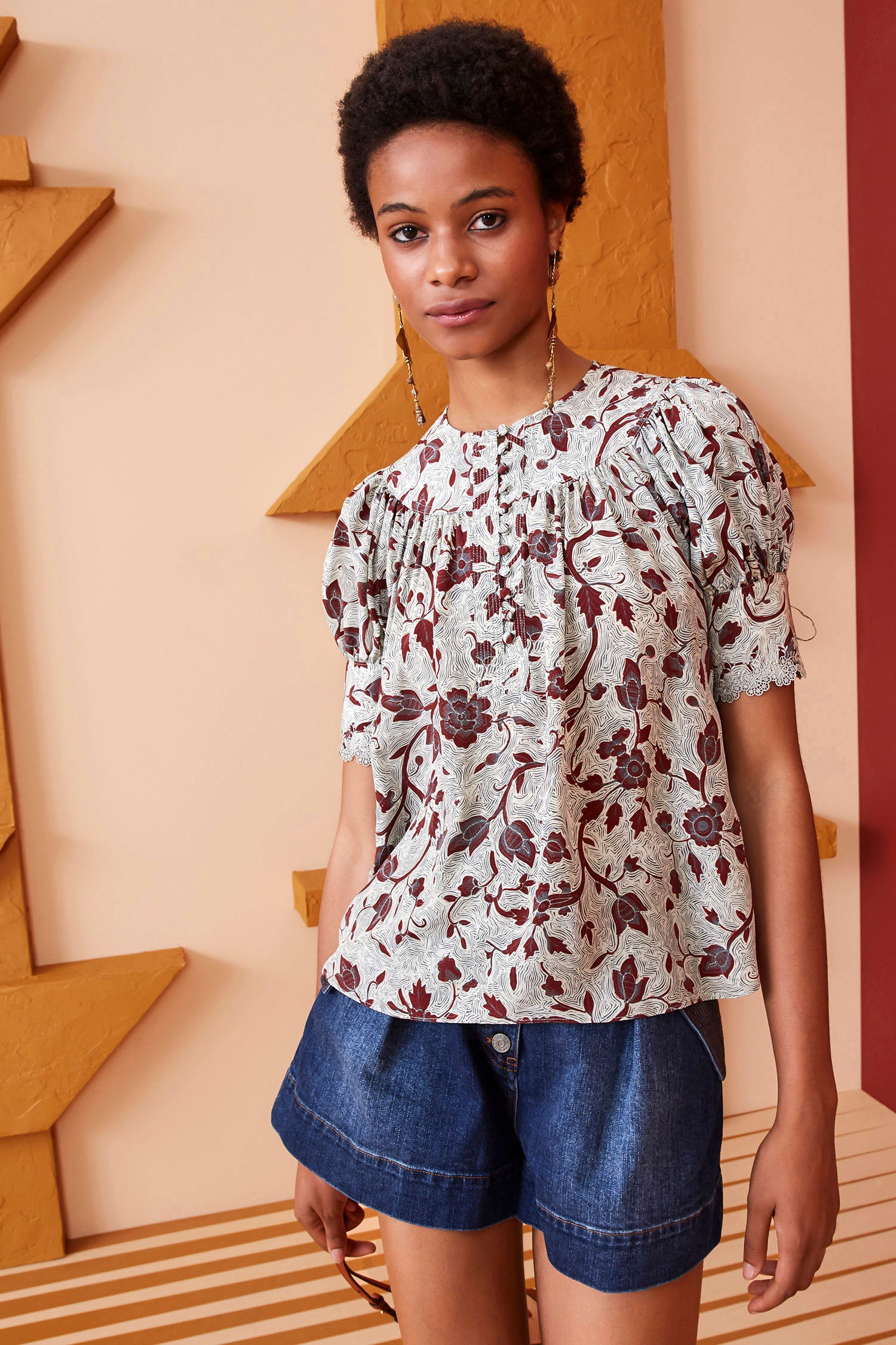 Ulla Johnson Karina Blouse - Gardenia