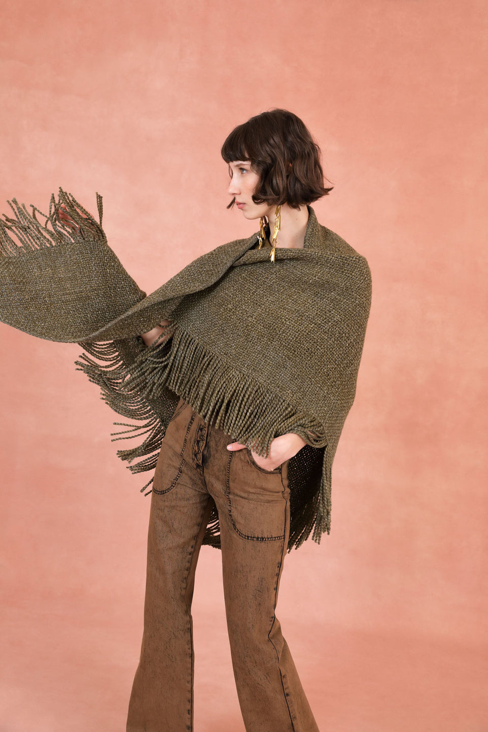 Martina Shawl - Olive