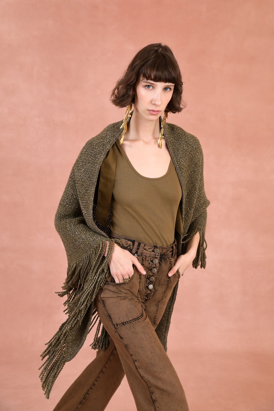 Martina Shawl - Olive