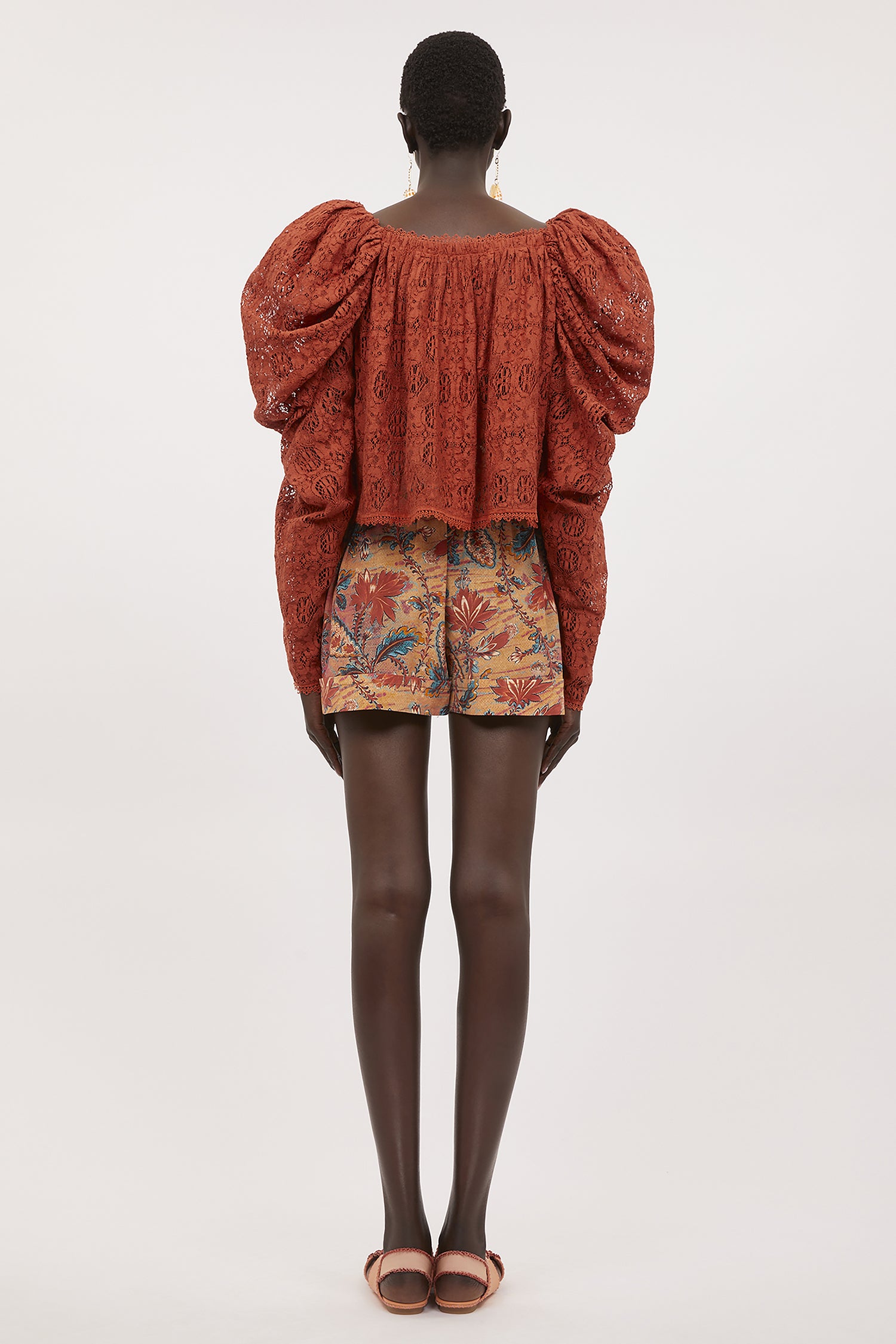 Ulla Johnson Leica Shorts - Coral Bloom
