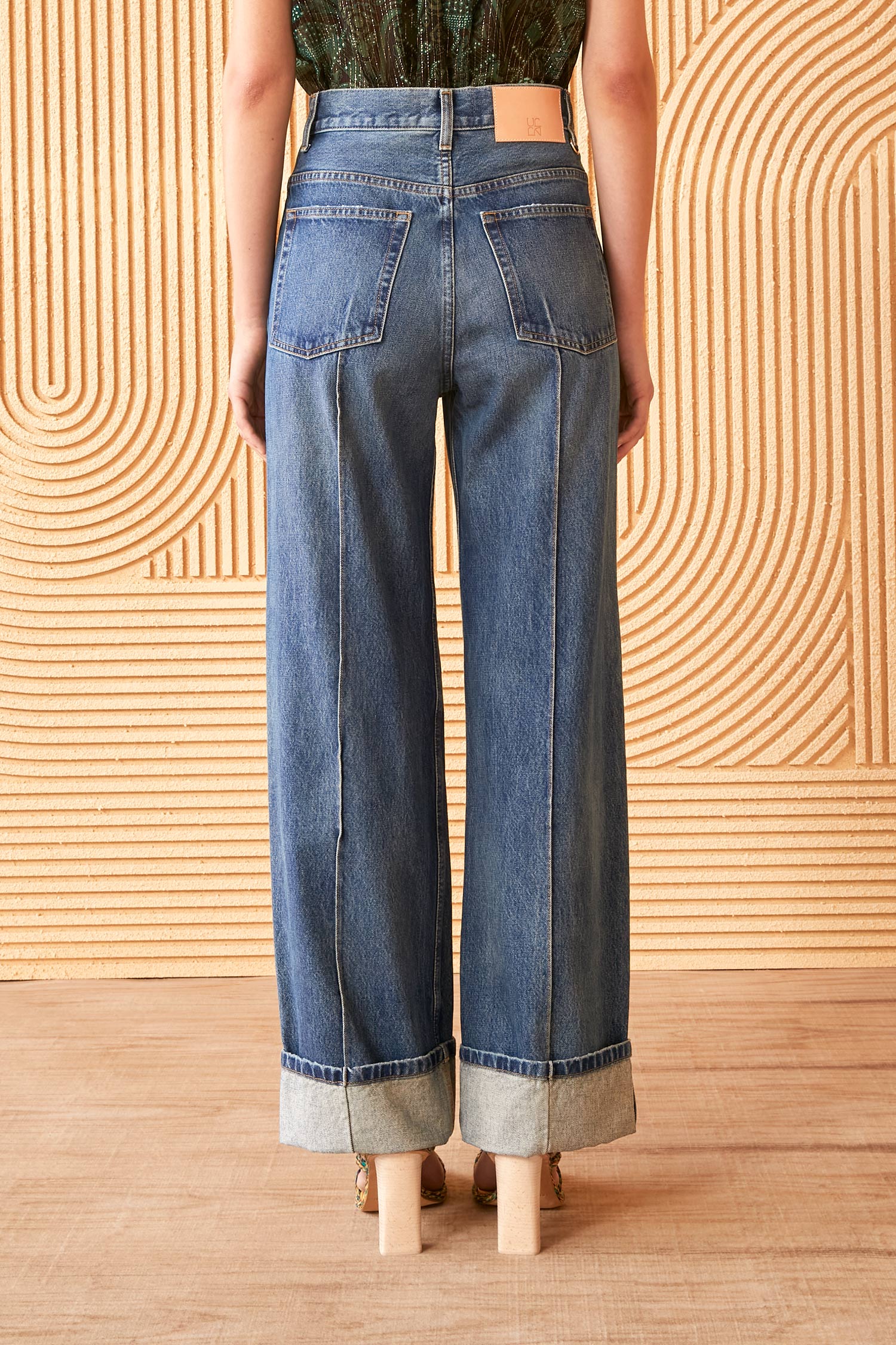 DENIM PATCH JEANS (FWP100 - The Shoppes at Occasions