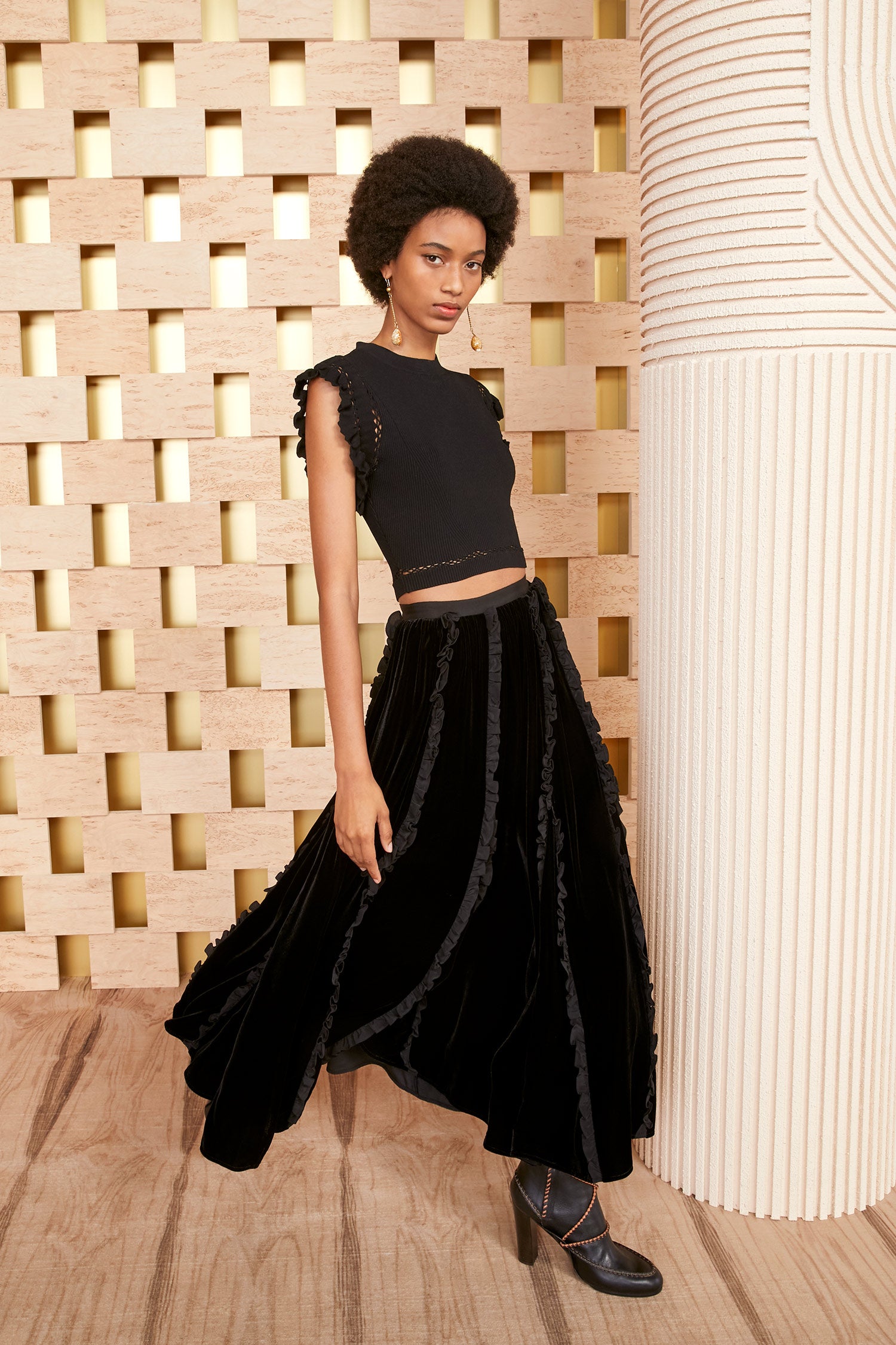 Ulla Johnson Mikaela Skirt - Noir