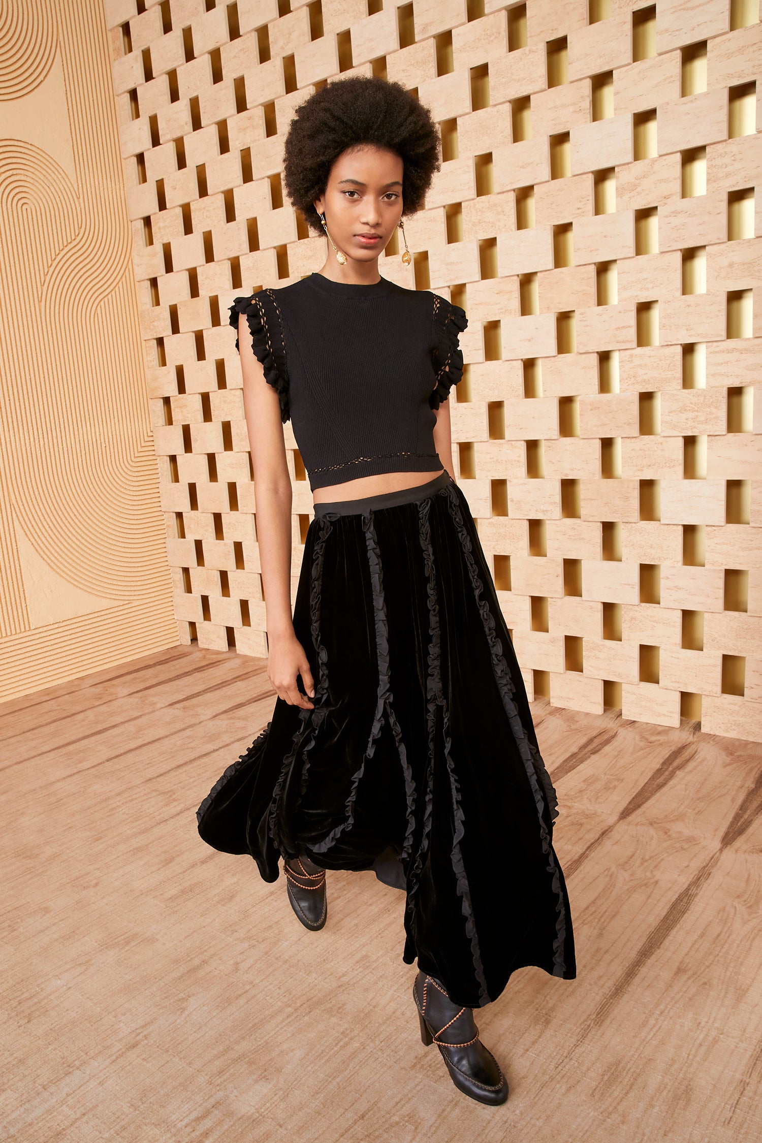 Ulla Johnson Mikaela Skirt - Noir