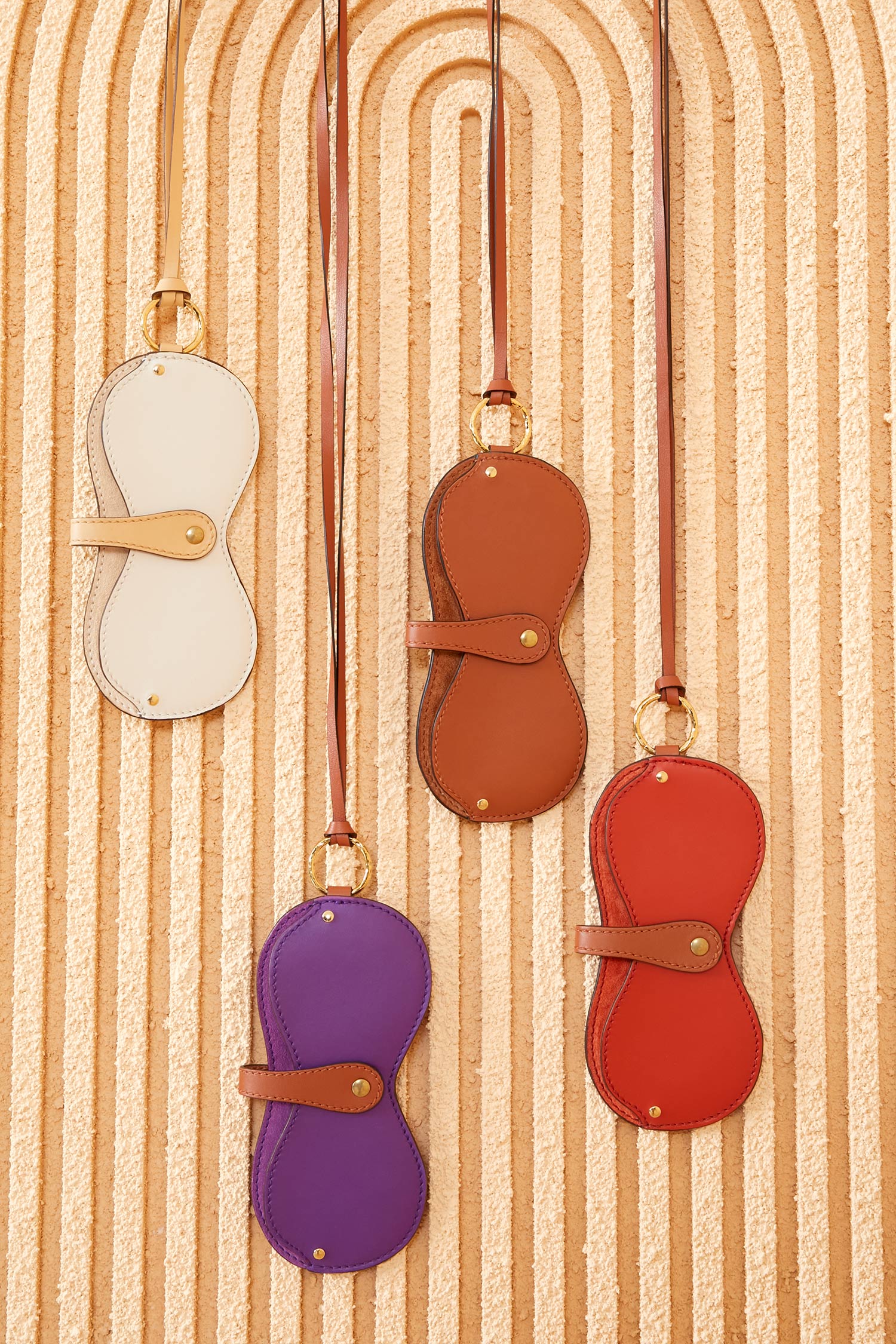 Ulla Johnson Alvie Sunglasses Case - Cassis Colorblock