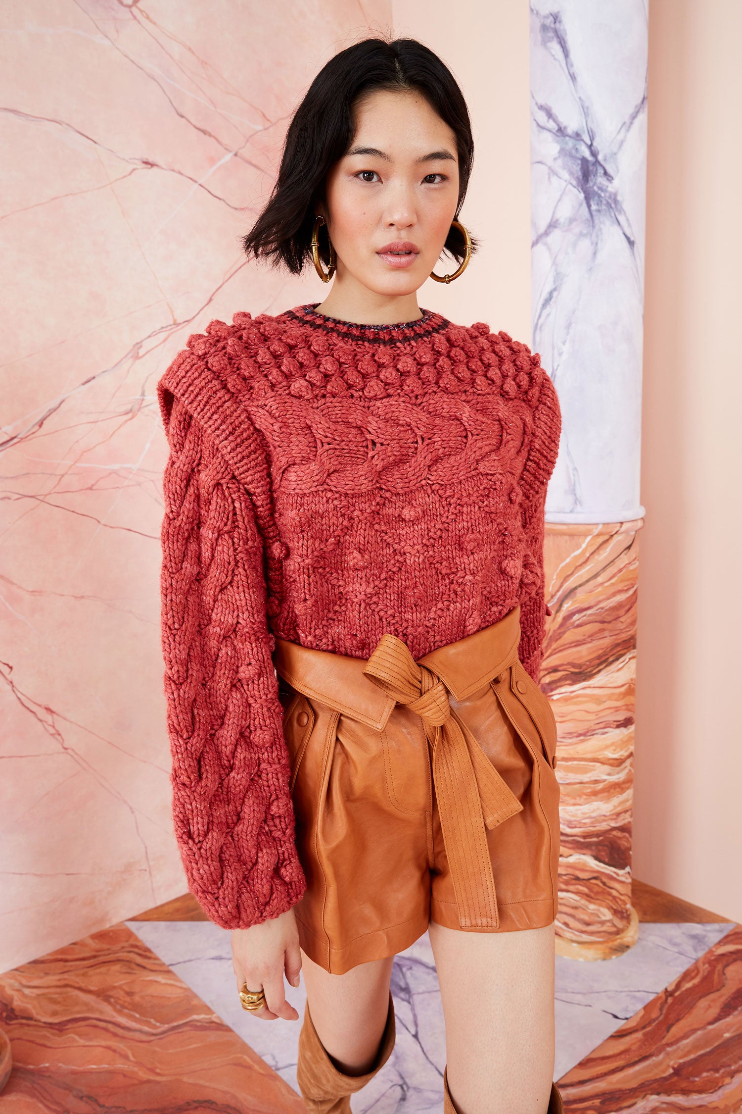 Ulla Johnson Mathilda Pullover - Coral