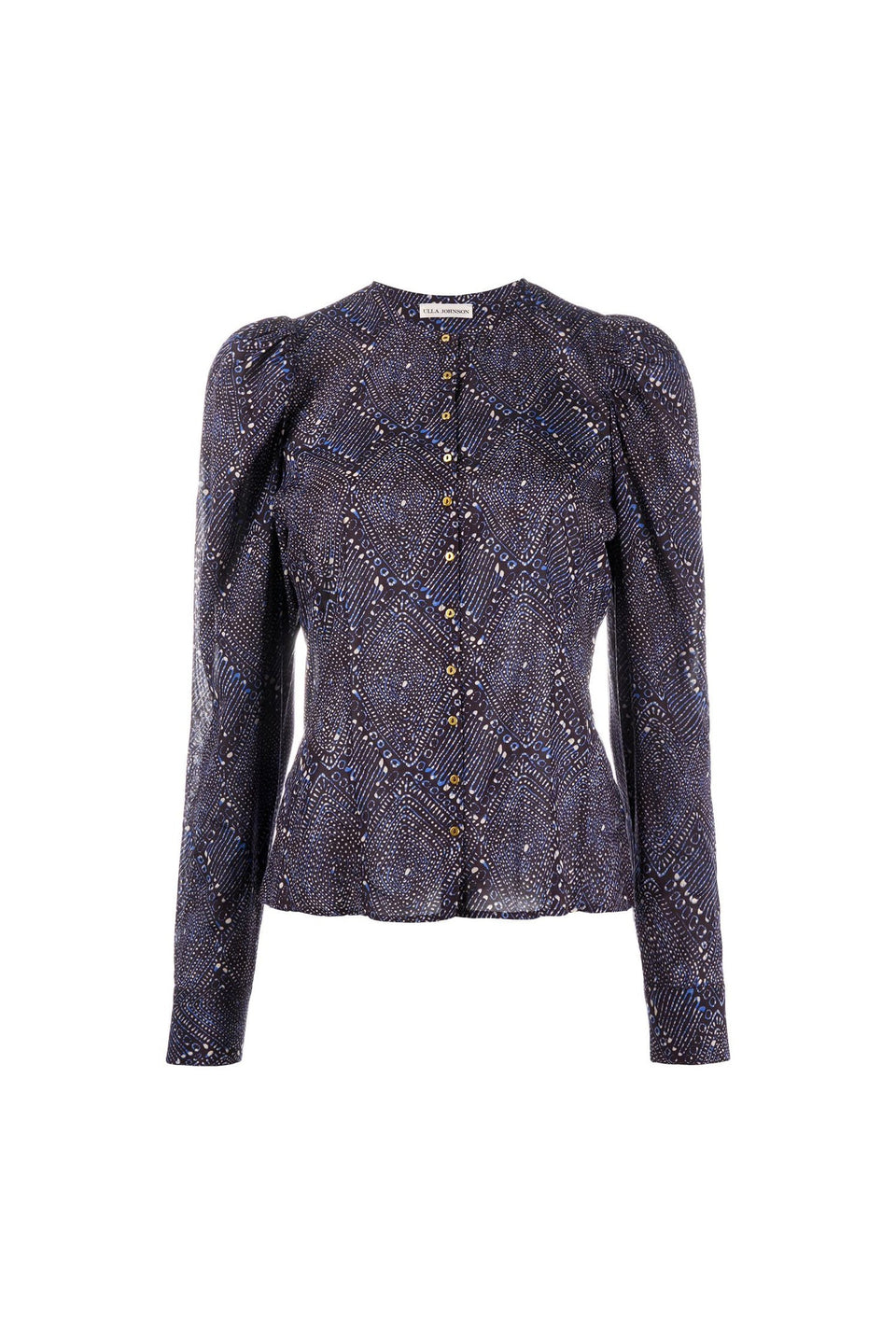 Odele Blouse - Indigo Diamond