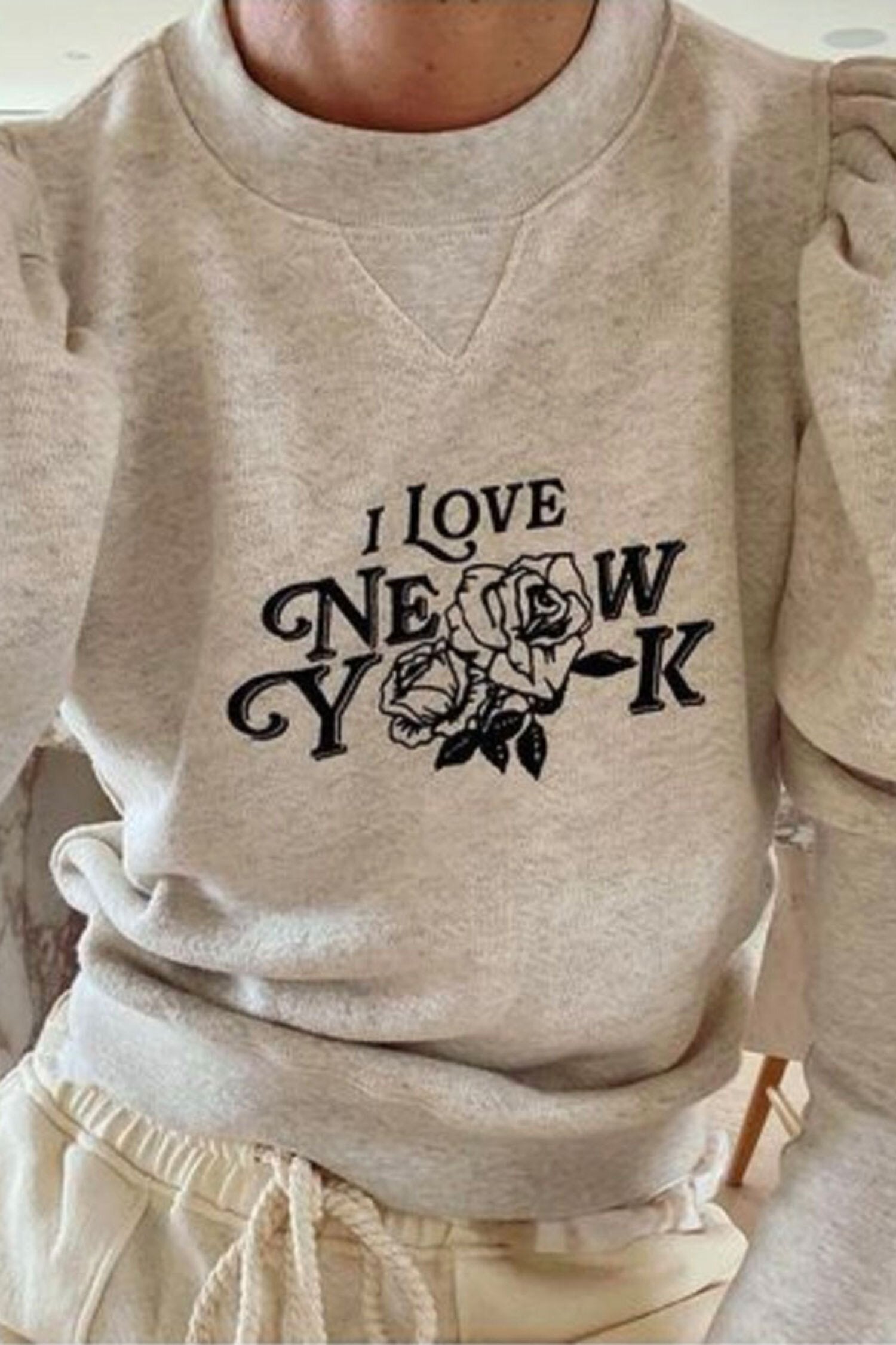 Ulla Johnson I Love New York Philo Pullover - Light Heather Grey