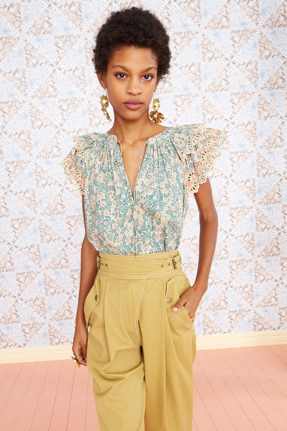 Elm Top - Peach