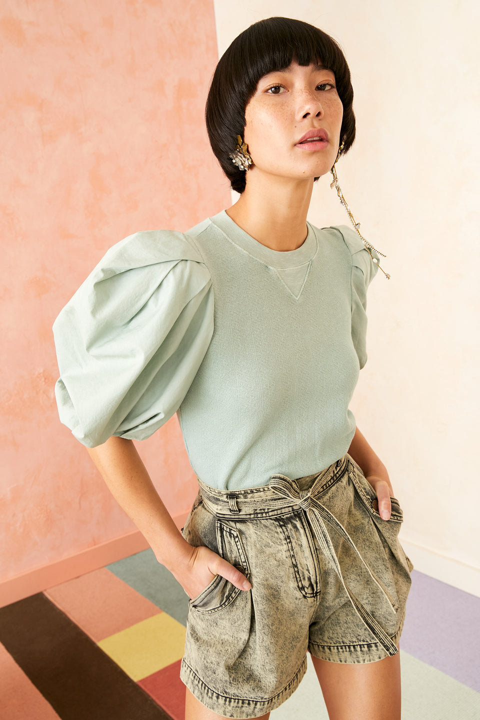 Elliot Pullover - Sage