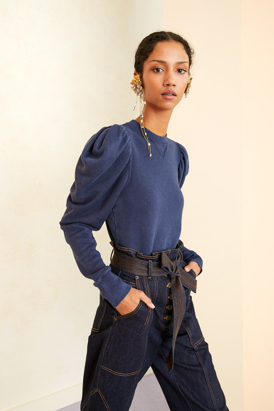 Harlan Pullover - Blue Iris