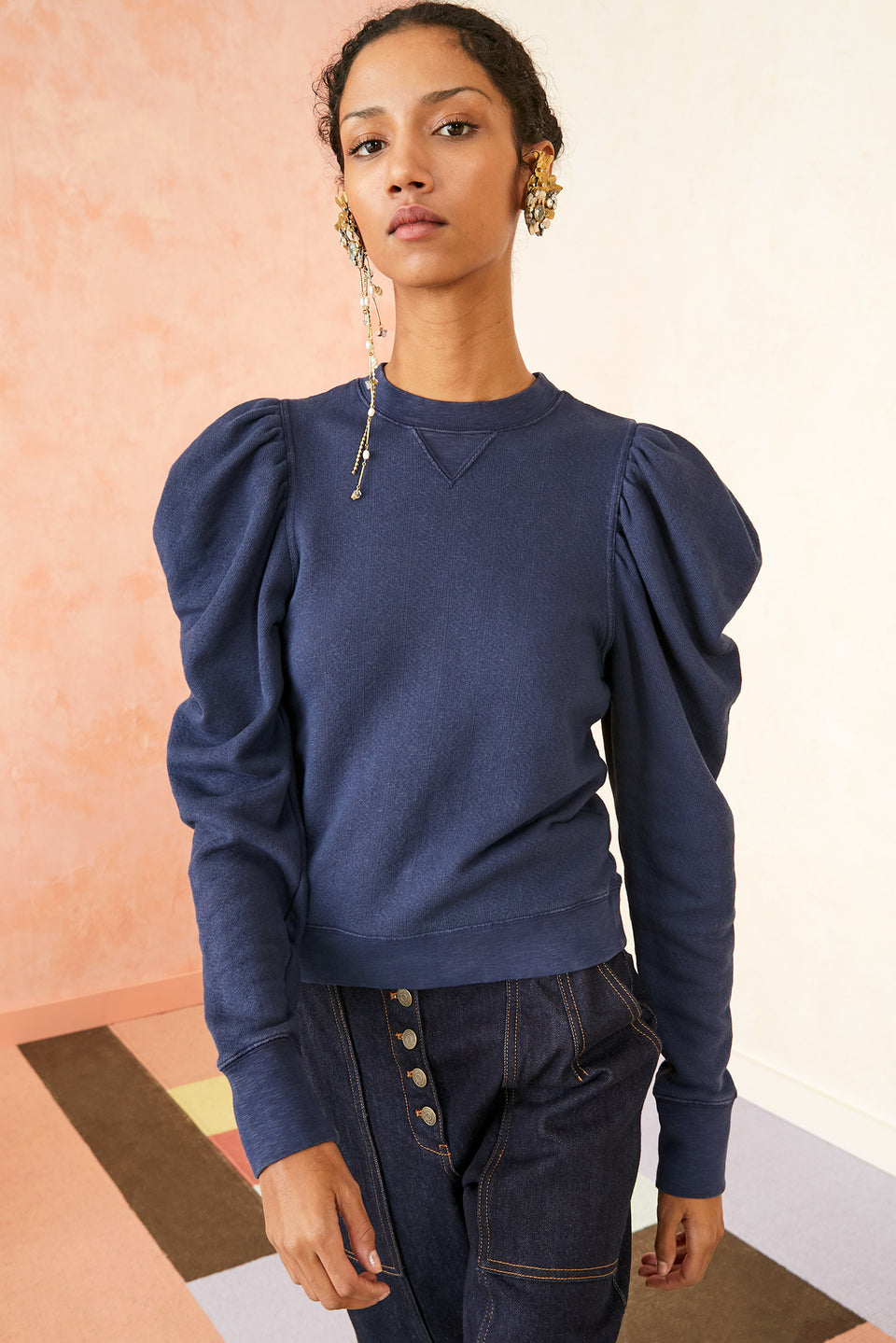 Harlan Pullover - Blue Iris