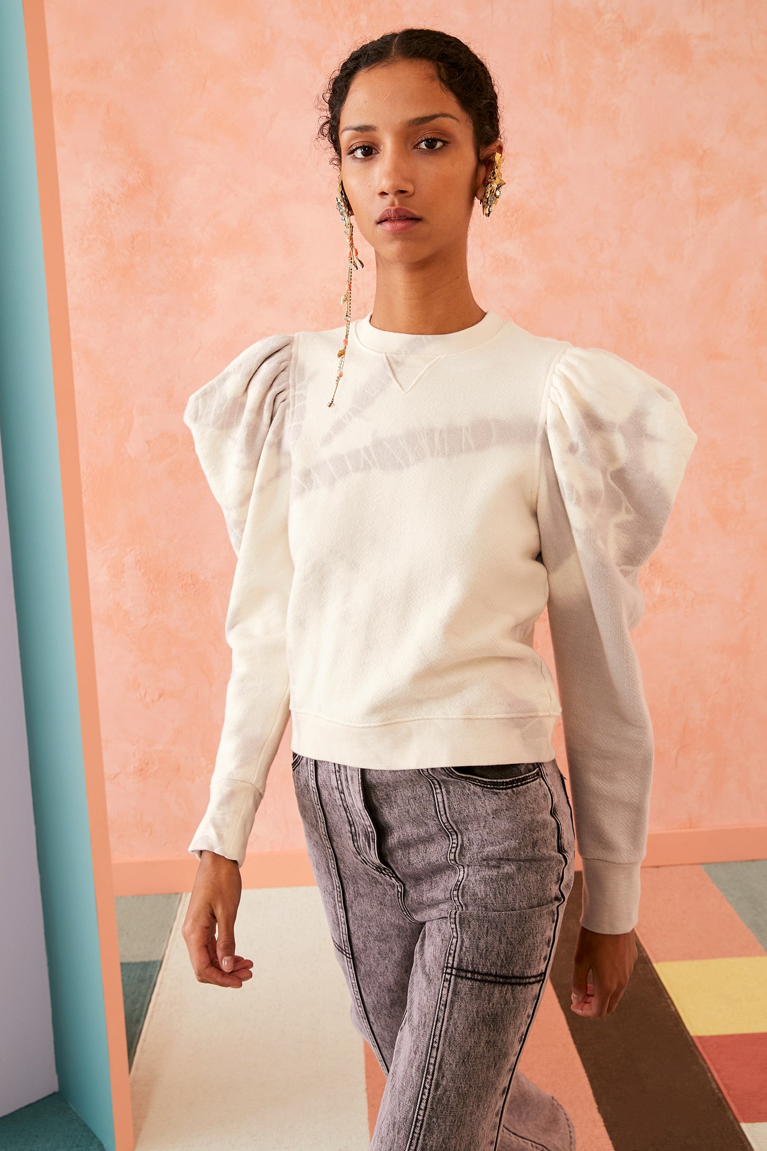 Ulla Johnson Harlan Pullover - Thistle Tie Dye